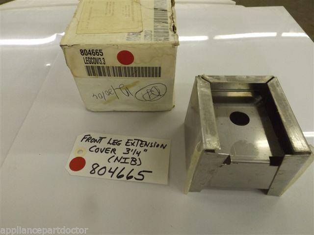 Wolf Appliance Co. Stove 804665 Front Leg Extension Covers 3 1/4 Wolf Appliance Co. Stove 804665 Front Leg Extension Covers 3 1/4